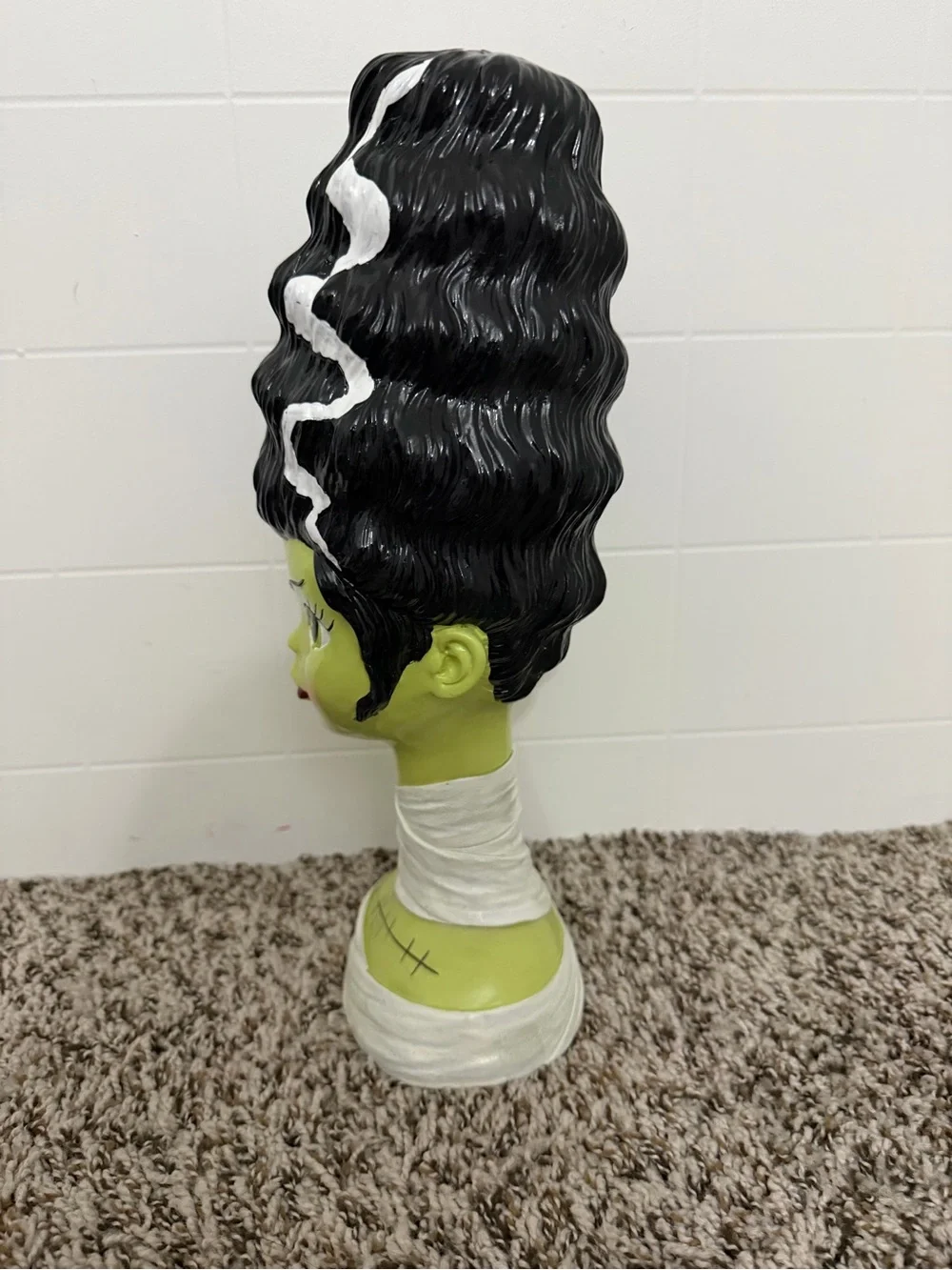 Halloween Bride of Frankenstein Bust